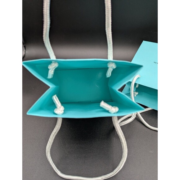 Tiffany & Co. Lot of 2 Paper Shopping Gift Bag 6" x 5" x 3" - Picture 5 of 7